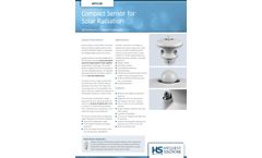 Kisters - Model MPS 100 - Compact Sensor for Solar Radiation - Brochure