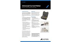 Kisters - Model OSSB1 - Universal Current Meter - Brochure