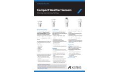 WeatherSens - Model WS - Compact Weather Sensors - Brochure