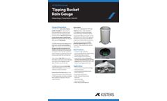 Kisters - Model TB3 - Tipping Bucket Rain Gauge - Brochure