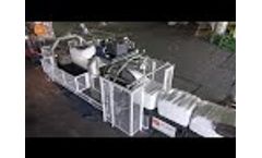 New Rotowrap WR4+4 2018 Wast Bale Wrapper - Waste Bale Wrapping Technology by PTF Häusser - Video