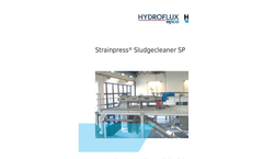 Hydroflux - Model 8500A - Strainpress Sludge Screen Brochure