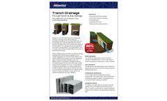 Atlantis Flo-Log - Trench & Strip Filter Drainage - Brochure
