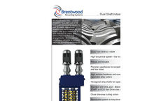 Brentwood - Dual Shaft Industrial Shredder System - Datasheet