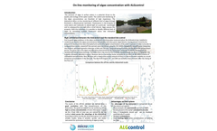 ALGcontrol - Online monitoring of algae concentration with ALGcontrol