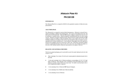 Model PN 53012B - Aflatoxin Plate Kit Brochure