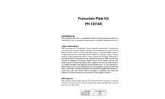 Model PN 53014B - Fumonisin Plate Kit Brochure