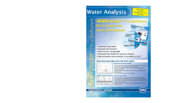Water Analysis - UV/VIS Software Flyer