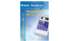 Water Analysis - PF-11 Flyer