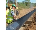 PipeArmour - Extruded Plastic Mesh Used to Wrap Pipelines