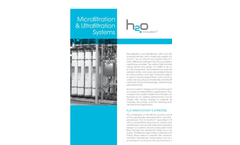 MF/UF Microfiltration & Ultrafiltration Systems Technical Sheet