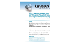 Lavasol 2 (High Ph) Liquid Membrane Cleaner Brochure