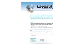 Lavasol 8 (Alkaline-Based) Liquid Membrane Cleaner Brochure