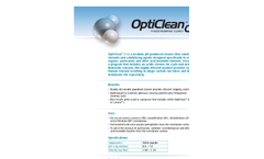 OptiClean C (Medium Ph) Cellulose Acetate Powder Membrane Cleaner Brochure