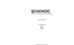 Nayadic - Wastewater Treatment System Owners Manual