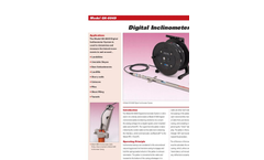 MEMS - Model GK-604D - Digital Inclinometer System Brochure