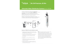 Model D4+ - Whole Home UV Water Disinfection System Brochure