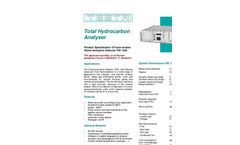 Testa - Model FID 1230 - 19` Rack Total Hydrocarbon AnalyserData Sheet