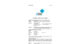 Clevebio Amnite C100 Starch and Cellulose Degrading (Composting) Product MSDS