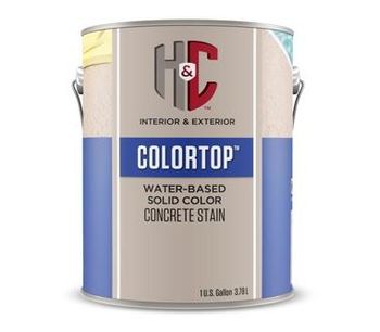 H&C Colortop - Water-Based Solid Color Concrete Stain Coatings