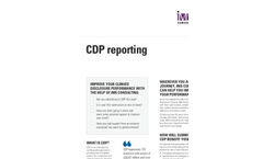 CDP Reporting Brochure