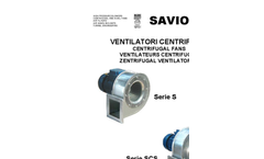 S -SCS Series Centrifugal Fans Brochure