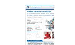  Hazardous & Medical Waste Shredding Brochure