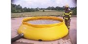 Self-Supporting Frameless Portable Water Tank