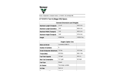 Vermeer - CT1010TX - Tier 4i (Stage IIIB) Compost Turner Specifications