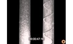 Laminar Flow Vs Turbulent Flow (Smooth Vs Corrugated Tubes) - Video