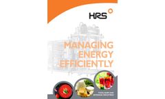 HRS - Managing Energy Efficiently - Food, Dairy and Beverage Industries - Brochure