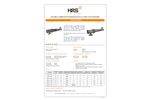 HRS - Model SP Series - Double Tubeplate Pharmaceutical Heat Exchangers - Datasheet