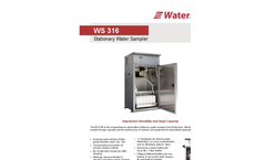 Model WS 316 - Stationary Water Sampler Datasheet
