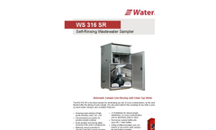 Model WS 316 SR - Automatic Self-Rinsing Wastewater Sampler Datasheet