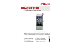 WS 316-2 SE - Self-Emptying Water Sampler Datasheet