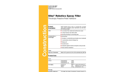 Epoxy SIKA - Filler Brochure