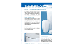 SNAP-Ring - Sewn Construction Filter Bags - Datasheet