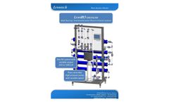 LennRO GREENLINE - Multi Flow Tap / Low Brackish Water Reverse Osmosis Systems - Brochure