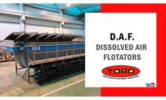 Dissolved Air Flotation (DAF) Anaconda - Toro Equipment - Video