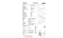Landustrie - DTP Series - Submersible Pump - Datasheets