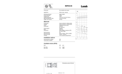 Landustrie LANDY - BSP Series - Dry Installed Cutter Pump - Datasheets