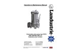  Landustrie LANDY - DSP ATEX - Submersible Cutter Pumps - Operation & Maintenance Manual