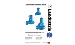 DTP Ex Series - Submersible Pumps - Operation & Maintenance Manual