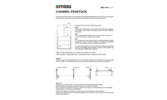 Mass Aritma - Model MAN 1100 - Channel Penstocks Brochure