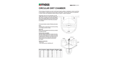 Mass Aritma - Model MAN 3110 - Circular Grit Chamber Brochure