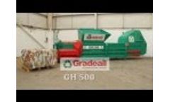 GH 500 Large Baler Video