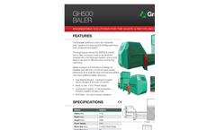Gradeall GV500 Mill-Sized Baler Brochure