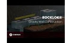 Rocklok - Gravity Wall Construction Video