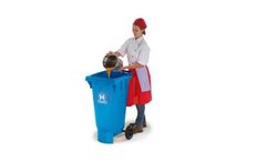 Bins for cooking fats, oils, food wastes, liquid slops, slaughterhouse wastes and animal by-products