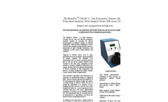 HumiPyc - Model 2 - Gas Pycnometer Brochure